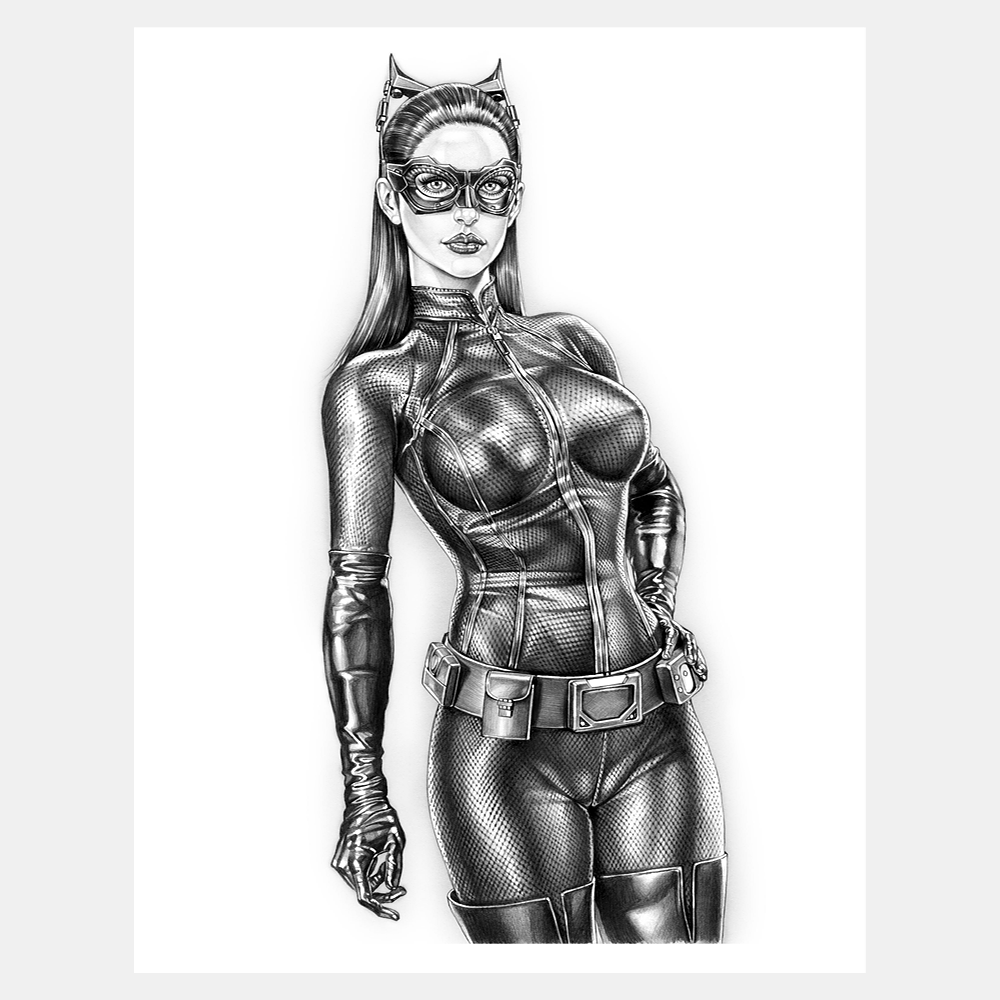 Armando Huerta Fine Art Print - Catwoman Dark Knight II