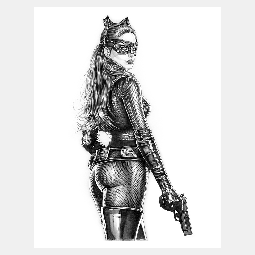 Armando Huerta Fine Art Print - Catwoman Dark Knight