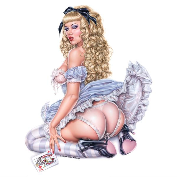 Limited Edition Pin-Up Decal - Alice Everyday Sticker