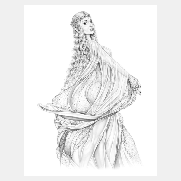 Armando Huerta Black and White Fine Art Print - Wilder Galadriel