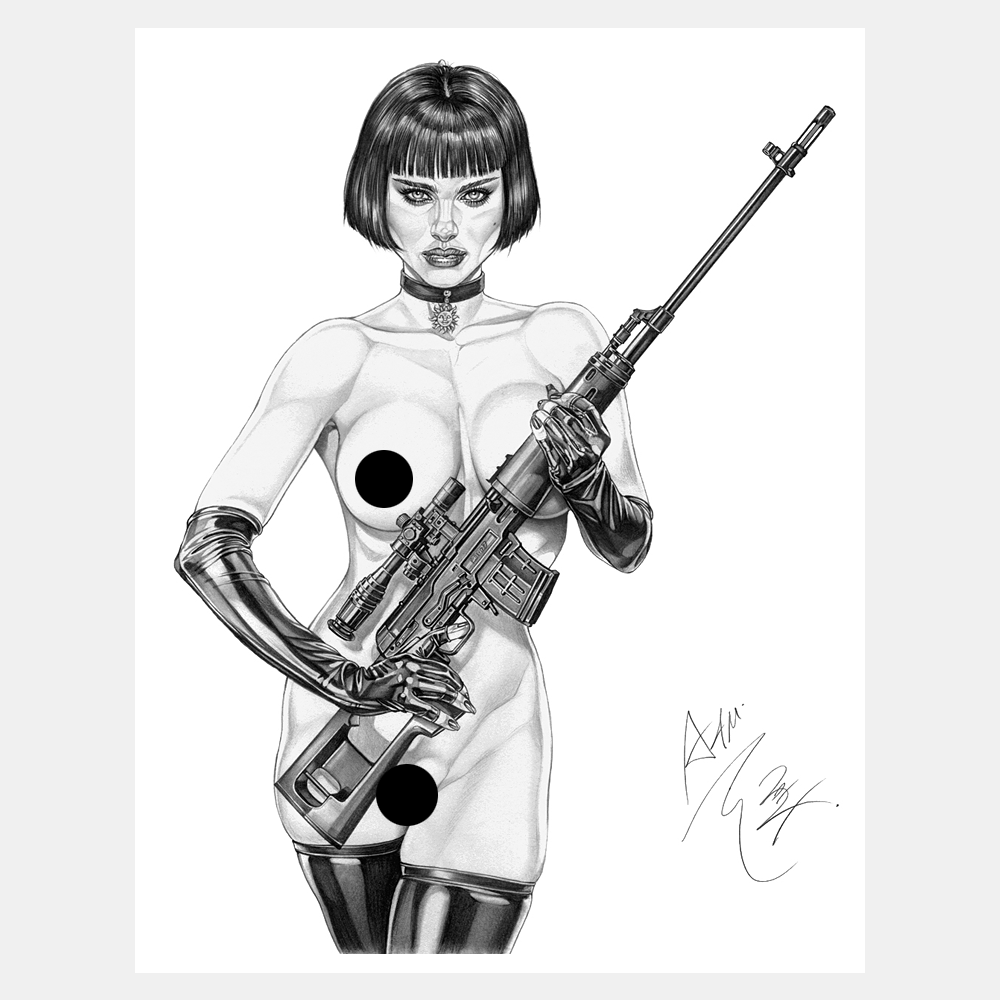 Armando Huerta Black and White Fine Art Print - Mathilda III