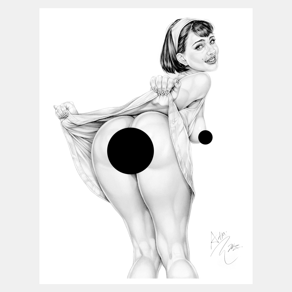 Armando Huerta Black and White Fine Art Print - Mathilda VII