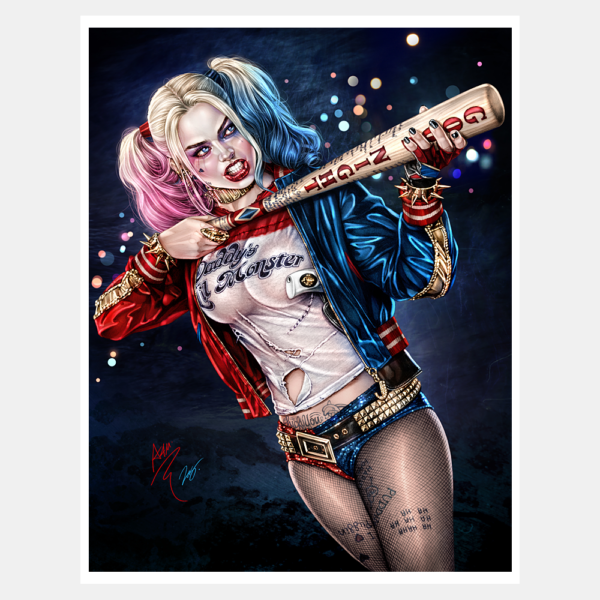 Armando Huerta Fine Art Print - Harley Quinn (Suicide Squad II)